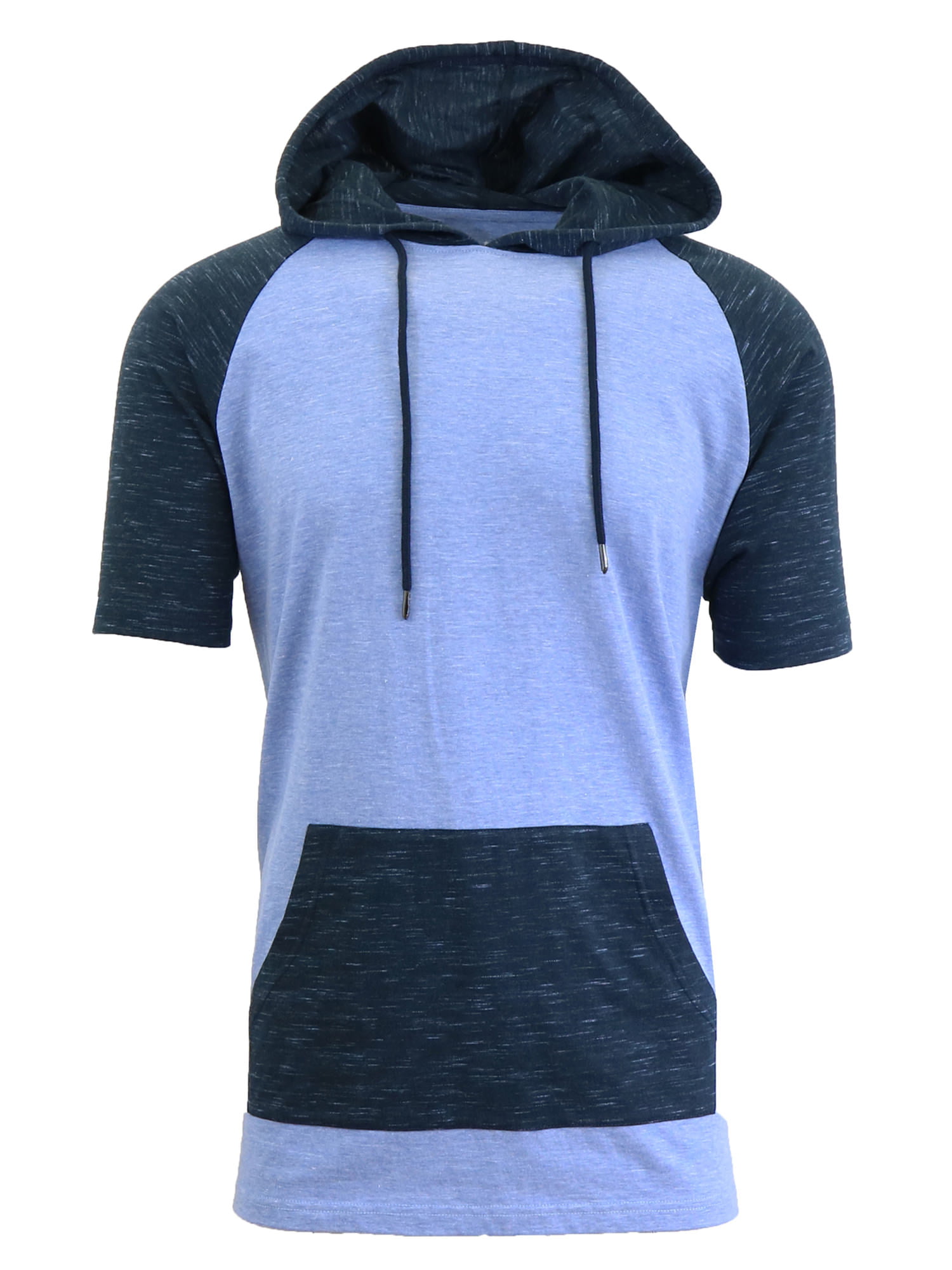 Men's Short Sleeve Pullover Hoodie With Kangaroo Pocket - Walmart.com