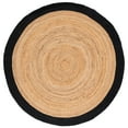 thumbnail image 4 of SAFAVIEH Natural Fiber Delroy Bordered Area Rug, Natural/Black, 8' x 10', 4 of 10