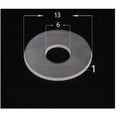 thumbnail image 2 of 100pcs Soft Nylon Gasket M6x17.5mmx1mm For Fasteners Locking Devices Fixed Mechanical., 2 of 5