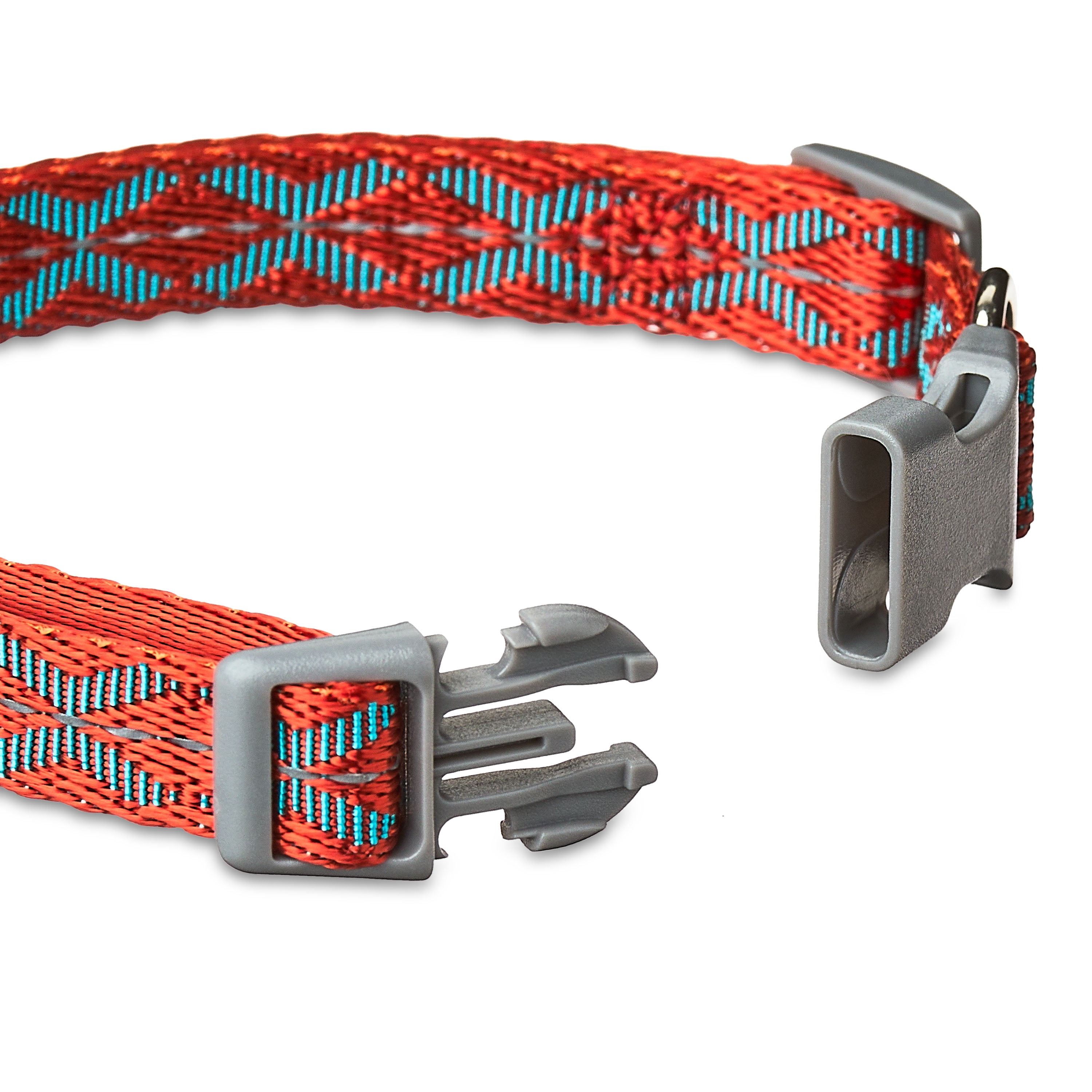 Vibrant Life Reflective Adjustable Dog Collar, Orange, Small