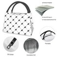 thumbnail image 4 of Honeii Black Rabbit Print Cooler Bag Insulated, Large Leakproof Soft Sided Portable Cooler Bag,Lunch Box Lunch Bag, 4 of 6