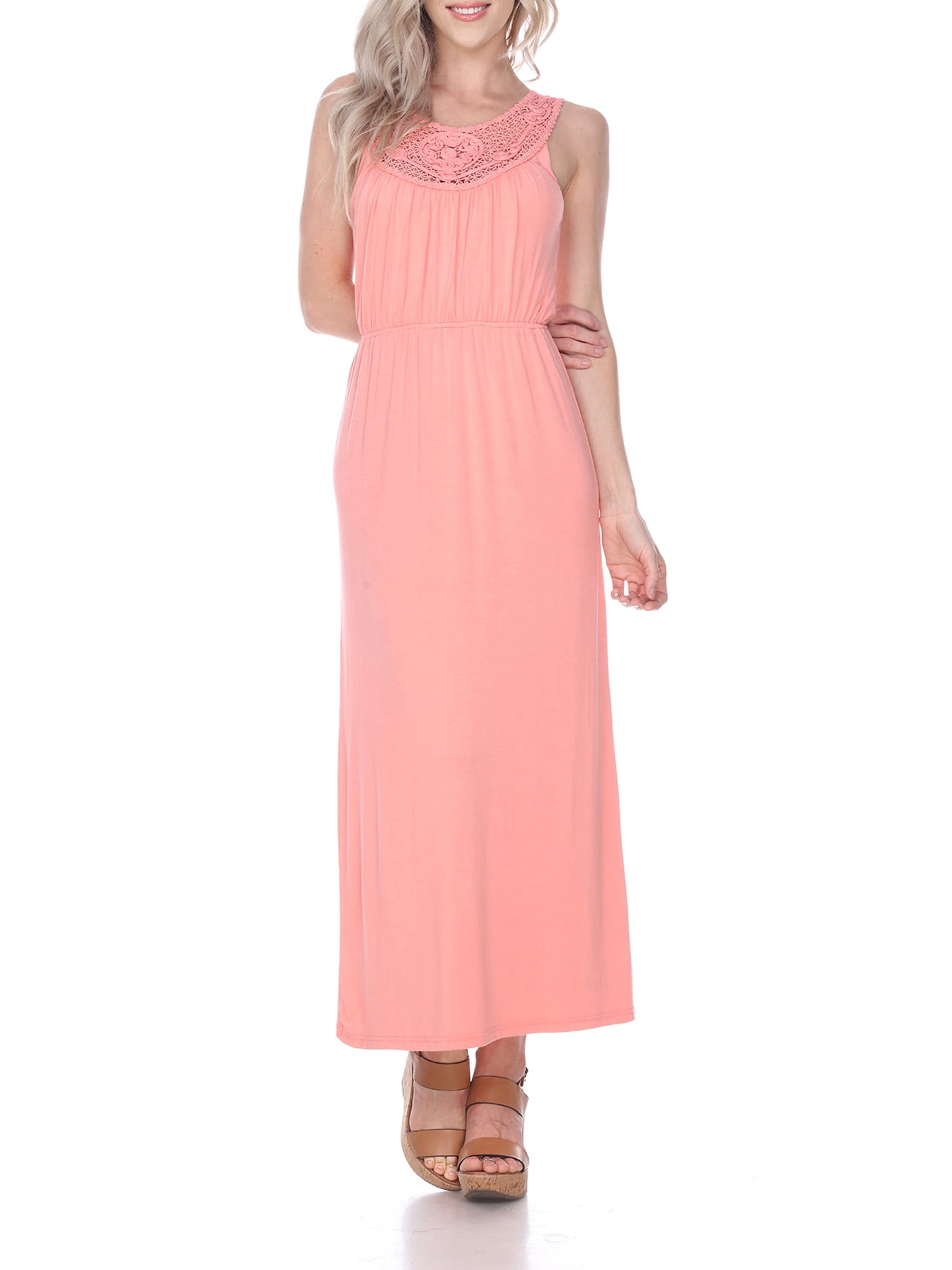 walmart white maxi dress