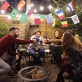 thumbnail image 2 of 1 tira de banderas de países colgantes, banderas decorativas de países, banderines para fiestas de fútbol, 2 of 6