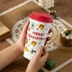 thumbnail image 4 of Xihbxyly Taza de Papá Noel, Taza de Café de Cerámica Portátil con Tapa, Decoración Navideña, Tamaño Compacto para Bebidas Frías y Calientes, Regalo Ideal para Familiares y Amigos, 9,5 X 9,5 X 18 Cm, 4 of 6