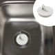 thumbnail image 5 of Tapón universal de bañera y tapón de lavabo - Tapón de desagüe de goma blanda para bañeras y lavabos, diámetro de 1,77", blanco, 5 of 6