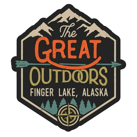 

Finger Lake Alaska The Great Outdoors Design 2-Inch Fridge Magnet