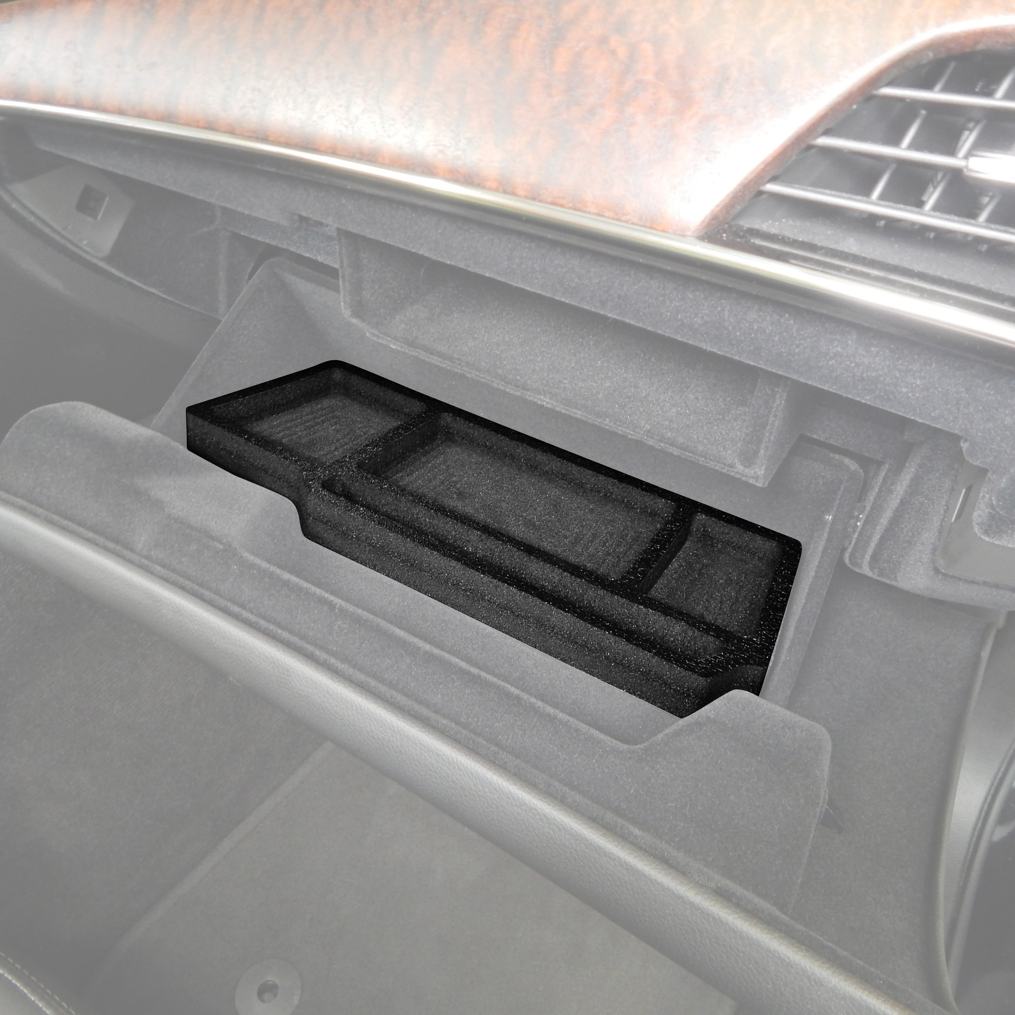 Red Hound Auto Glove Box Organizer Insert Compatible with Cadillac CTS