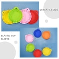 thumbnail image 2 of 6 tapas para latas de comida para mascotas, aptas para lavavajillas, de silicona, universales, para la mayoría de las latas de tamaño estándar para perros y gatos, 2 of 8