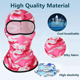 thumbnail image 3 of Máscara de esquí para hombre, mascarilla facial con protección solar UV, resistente al viento, para mujer, para ciclismo, bufanda de seda fría, polaina para el cuello, 3 of 6