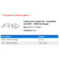thumbnail image 2 of Timing Cover Gasket Set - Compatible with 2001 - 2008 Ford Ranger 2002 2003 2004 2005 2006 2007, 2 of 2