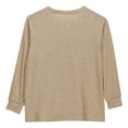 thumbnail image 4 of Ndbuld The Children's Place Girls' Long Sleeve Basic Layering T-Shirt Deal of The Week Beige 150cm/59in 12Y, 4 of 7