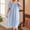 Blue, variant on Naittoop Women's Vintage Victorian Nightgown Off The Shoulder Princess Padded Bra Sleep Dress Nightdress Lady's Loungewear