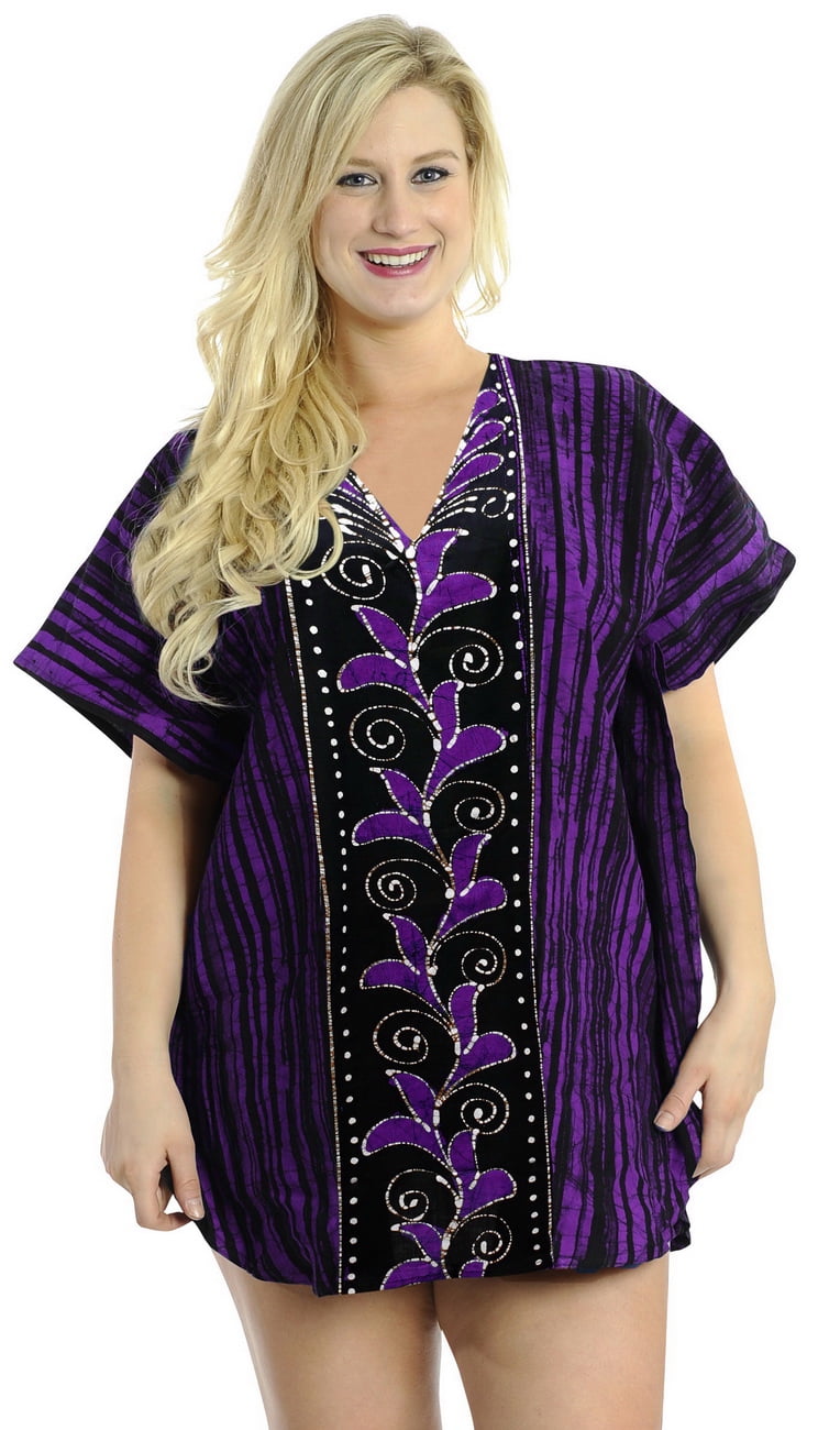 plus size beach caftan