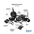 thumbnail image 4 of Batería de Cocina con Antiadherente 19 Piezas de Aluminio - Color Negro, 4 of 10