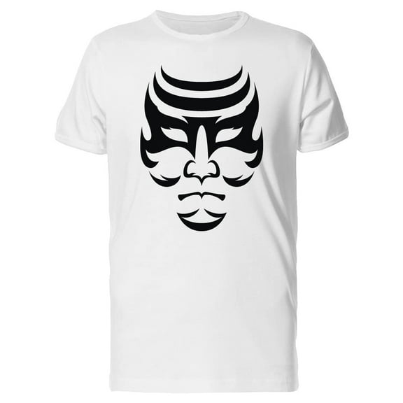 Japanese Tribal Kabuki Mask T-Shirt Men -Image by Shutterstock, Male Small