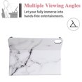 thumbnail image 4 of iPad 10th Gen Case 10.9" 2022, Allytech Marble PU Leather Multi-Angle Viewing Flip Stand Anti-Slip Scratch Free Protective Case for iPad 10.9 2022(10th Generation), White, 4 of 5
