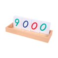 thumbnail image 2 of Juguetes educativos Hugo Tarjetas numéricas 1-9000 Material didáctico de matemáticas PVC en forma de L, 2 of 10
