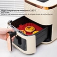 thumbnail image 4 of Fryer Silicone Liner, Silicone Fryer Basket Dual Sized Square Reusable  For Barbecue, 4 of 8