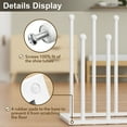 thumbnail image 4 of NIFFGAFF Free Standing Shoe Racks - White Metal Boot Rack, Shoe Organizer for Dorm Room, Closet, Entryway, Bedroom, Patio Outdoor, Hallway, Black Shoe Rack Organizer, Shoe Storage Fit for 6 Pairs, 4 of 7