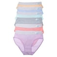 thumbnail image 5 of Angelina Cotton Hiphugger Panties with Flower Applique (12-Pack), 5 of 6
