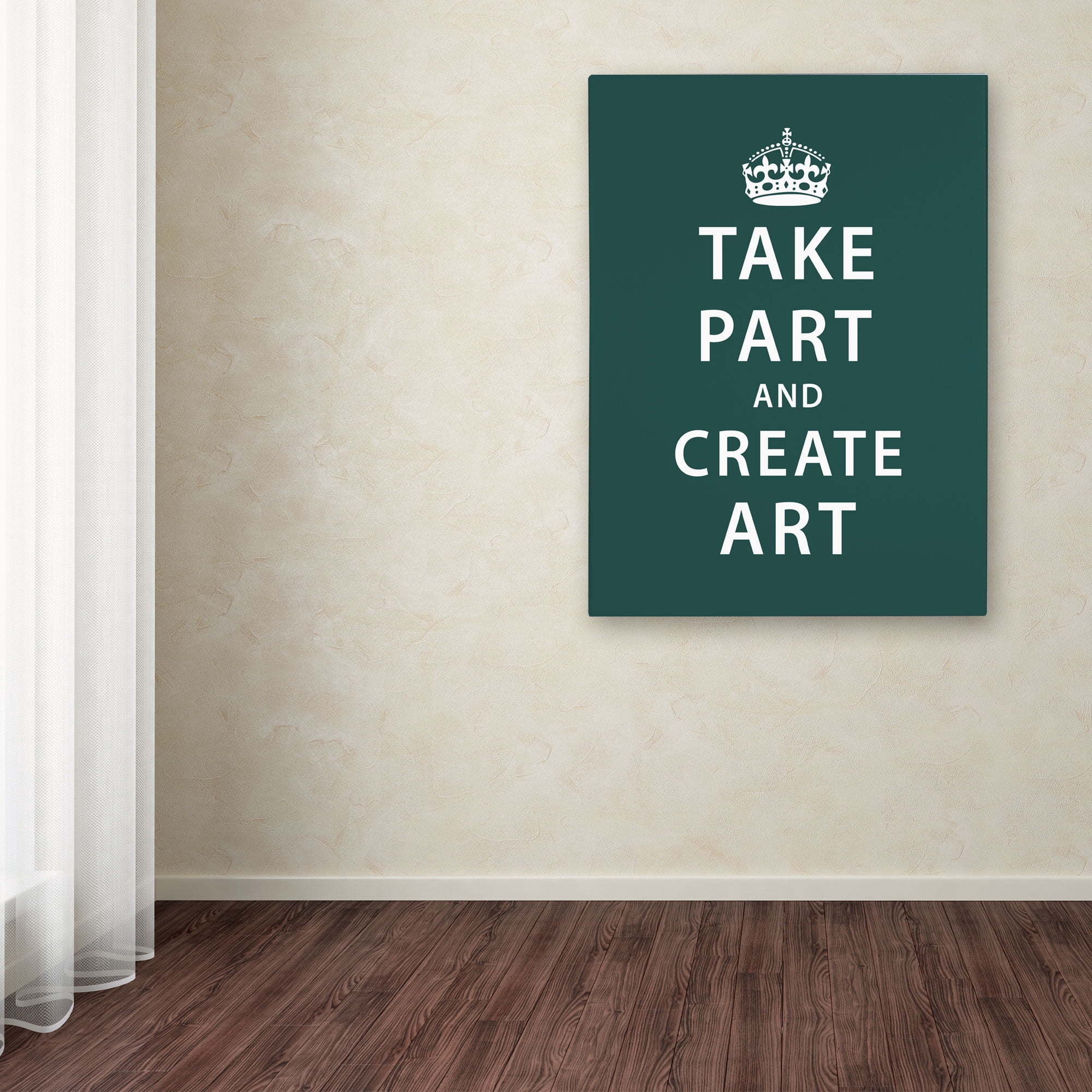 Trademark Fine Art "Create Art" Canvas Art by Megan Romo