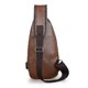 thumbnail image 4 of Bolso de pecho para hombre Belita Amy con puerto de carga USB (marrón claro)// kaili Sencillez, 4 of 4