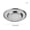 Silvery, variant on Titanium Purification Dinner Plate, Stainless Steel Outdoor Plate, Antibacterial and Shatterproof, for Camping Party Event, Easy to Clean and Portable.