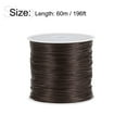 thumbnail image 2 of Unique Bargains Elastic Cord DIY Making Stretchy String Craft Wire, Brown, 2 Rolls, 2 of 6