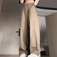 thumbnail image 3 of Pantalones de verano para hombre, estilo coreano, holgados, de seda helada, de talla grande, informales, holgados, XXXL, 2024, 3 of 4