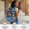 thumbnail image 4 of Xixirimido Kids Backpacks for Boys Girls, 17 Inch Large Capacity Backpack Toddler Elementary Schoolbag for Teens Students Lightweight Durable Bookbag, Multi Sport Ball Print, 4 of 8