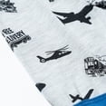 thumbnail image 4 of Boys Summer Outfits Train Print Short Sleeve T-Shirt And Shorts 2-Piece Casual Kids Suit, 4 of 9