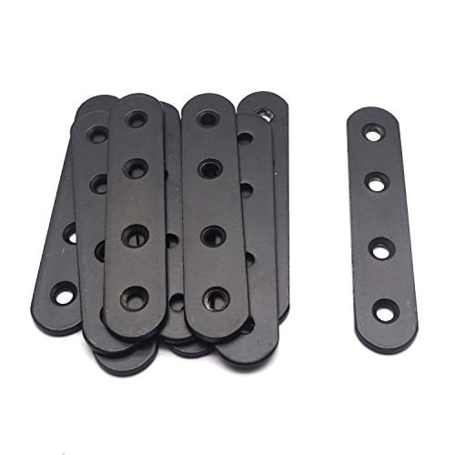 Tulead Metal Brackets 4Hole Brace Straight Dresser Mirror Brackets
