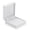 White, variant on 2.36" Black PU Leather Earring Case, Black Velvet Earrings Box for Studs, Dangles & Hoops