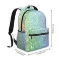 thumbnail image 2 of Pofeuu Beautiful Glitter Print Backpack for Men and Women - Basic Bookbag Casual Daypack Backpacks for College Work Travel-One Size, 2 of 5