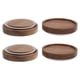 thumbnail image 5 of ColoMX Tapas de madera para tarros de almacenamiento (4 unidades): tapa de madera de acacia para contenedores. Reemplazo de tapas herméticas para tarros de vidrio., 5 of 8