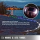 thumbnail image 5 of Wosthever Luz solar impermeable de la entrada del LED para la iluminación segura del camino al aire libre Luz LED impermeable del parpadeo Iluminación y accesorios blanco 3 piezas, 5 of 6