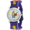 Brinley Co. Girls' Princess Design Watch, Silicone Strap