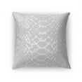 thumbnail image 1 of Snake Print Grey Accent Pillow by Kavka Designs, 1 of 5