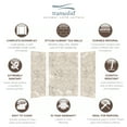 thumbnail image 3 of Transolid Swk483672 Saramar 48" W X 36" D X 72" H Three Panel Shower Wall Kit - Sand Creme, 3 of 7