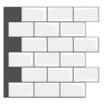 thumbnail image 1 of Coofit Wall Tile Sticker Self Adhesive Decorative Wall Sticker Wall Decal for Kitchen, 1 of 6