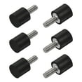 thumbnail image 6 of Uxcell M4 D10mmxH10mm Male Thread Rubber Mounts Zinc Plating 6Pack, 6 of 6
