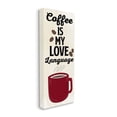 thumbnail image 4 of Stupell Industries Coffee Is My Love Language Food & Beverage Painting Gallery Wrapped Canvas Print Wall Art, 20 x 48, 4 of 8
