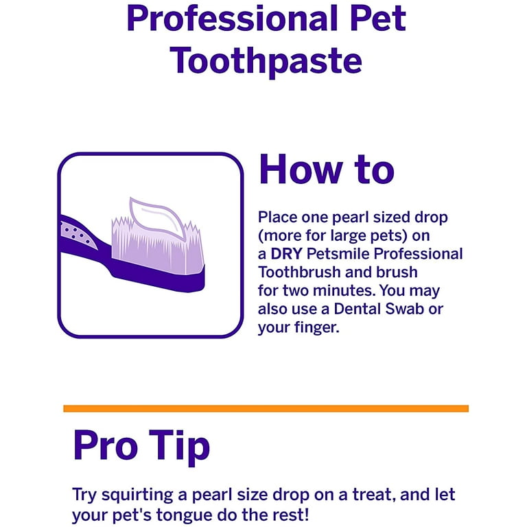 Petsmile Dog Toothpaste VOHC Approved Healthier Mouth