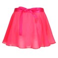 thumbnail image 1 of TiaoBug Kids Girls Lightweight Solid Chiffon Wrap Dance Skirt with Waist Tie Ballet Dance Training Skirts 4-12, 1 of 7