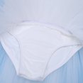 thumbnail image 7 of CHICTRY Kids Girls Gymnastics Ballet Leotard Dress Tulle Ballet Dance Tutu Skirt with Built-in Briefs Dance Outfit White 4-5, 7 of 7