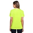 thumbnail image 2 of Ladies' Fusion ChromaSoft™ Performance T-Shirt SAFETY YELLOW 2XL, 2 of 3