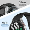 thumbnail image 6 of BXUXOHS No Gap Bands 20mm Band Compatible with Samsung Galaxy Watch 6/5/4 Band 40mm 44m/Watch 6 Classic 43mm 47mm/Watch 5 Pro 45mm/Watch 4 Classic 42mm 46mm, 20mm Silicone Sport Bands for Women Men, 6 of 13