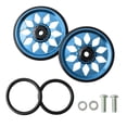 thumbnail image 1 of Soidarity 2 uds bicicleta plegable rueda fácil aleación de aluminio rueda fácil rodamiento ligero rueda auxiliar Compatible para montar en bicicleta Ciclismo No.1 Soidarity OD010610-01, 1 of 1