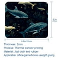 thumbnail image 5 of Whale Mousepad 8.3x9.8 Inch Square Non-Slip Rubber Bottom Printed Desk Mat - Suitable for Office and Gaming, 5 of 6