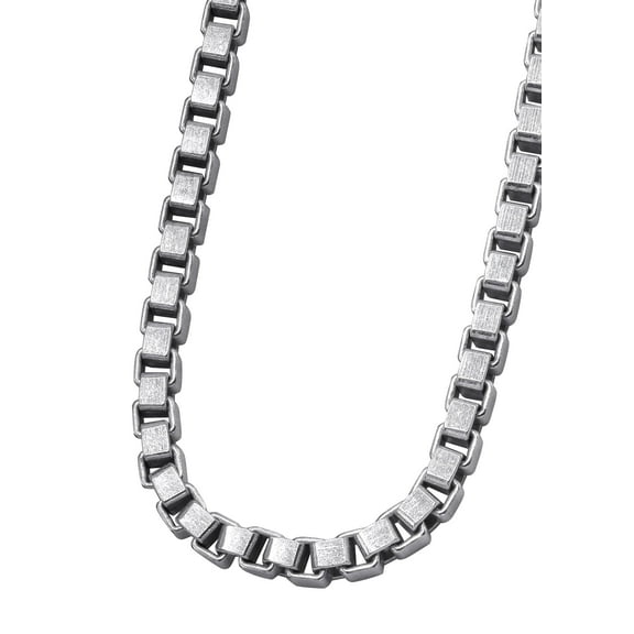 Silver Chain - Mens White Chain / Box Chain